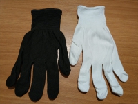 Перчатки нейлоновые без ПВХ (белые, черные) - ООО "СИЗ" 