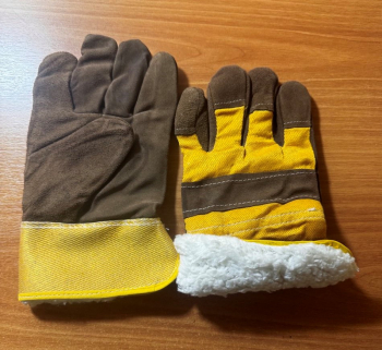 Перчатки спилковые комбинированные на искусственном меху АНГАРА - ООО "СИЗ-ЕКБ" 